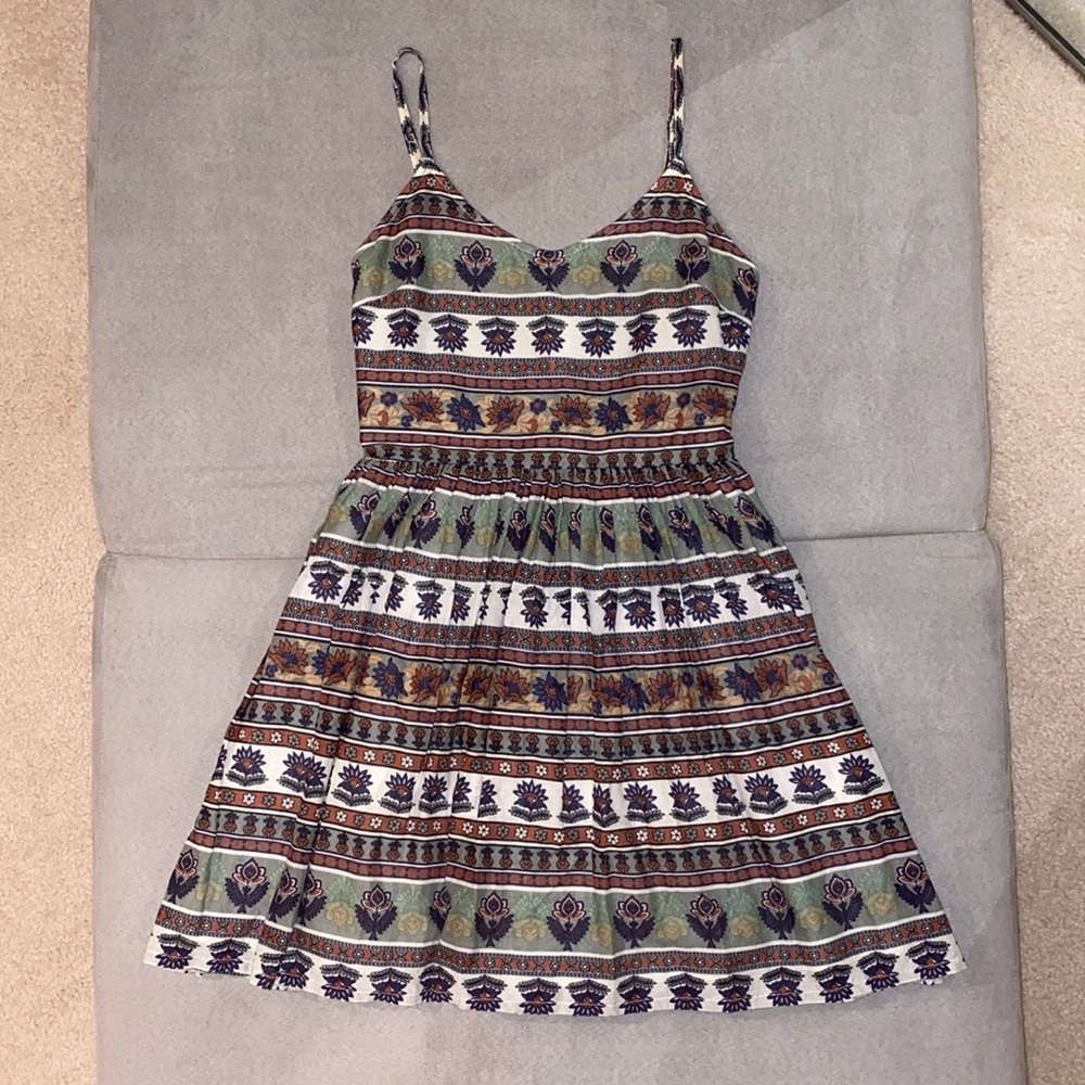 Forever 21 aztec print mini dress